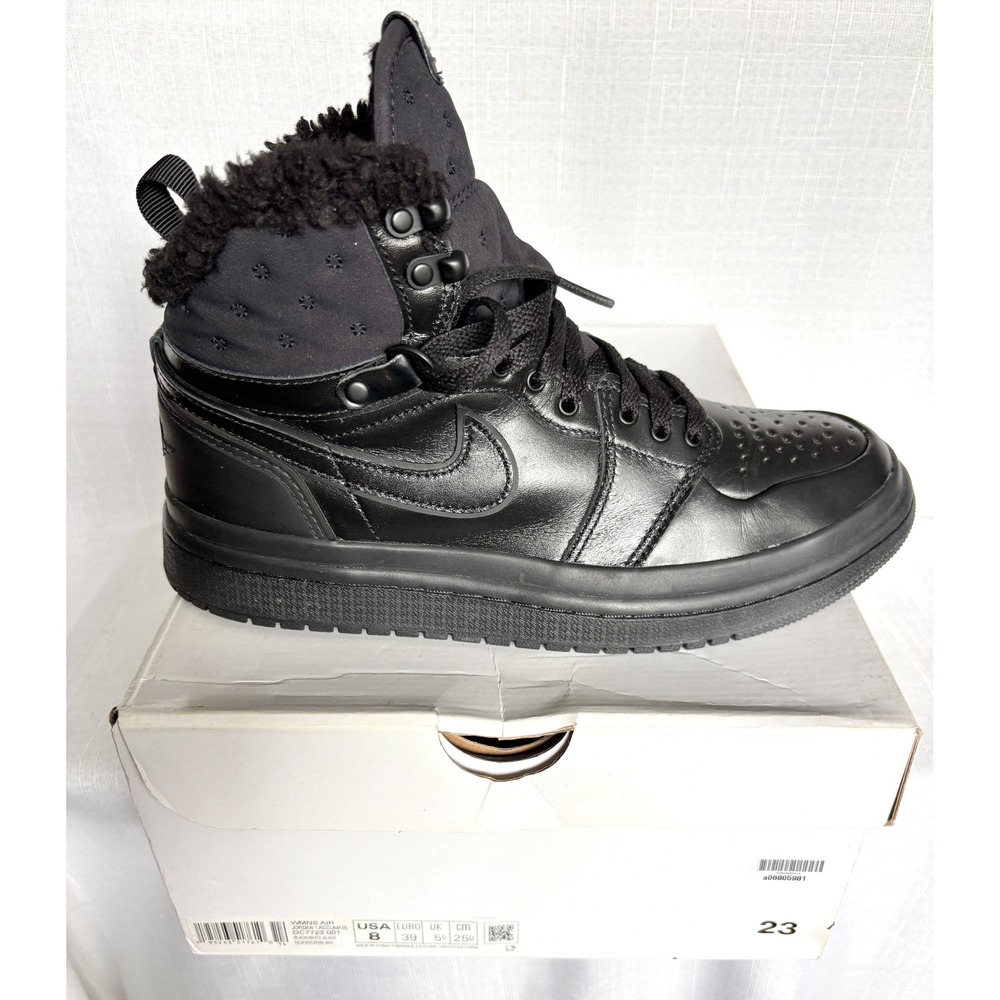 Nike Air Jordan 1 Acclimatize Black Winter Boots DC7723-001 Womens 8